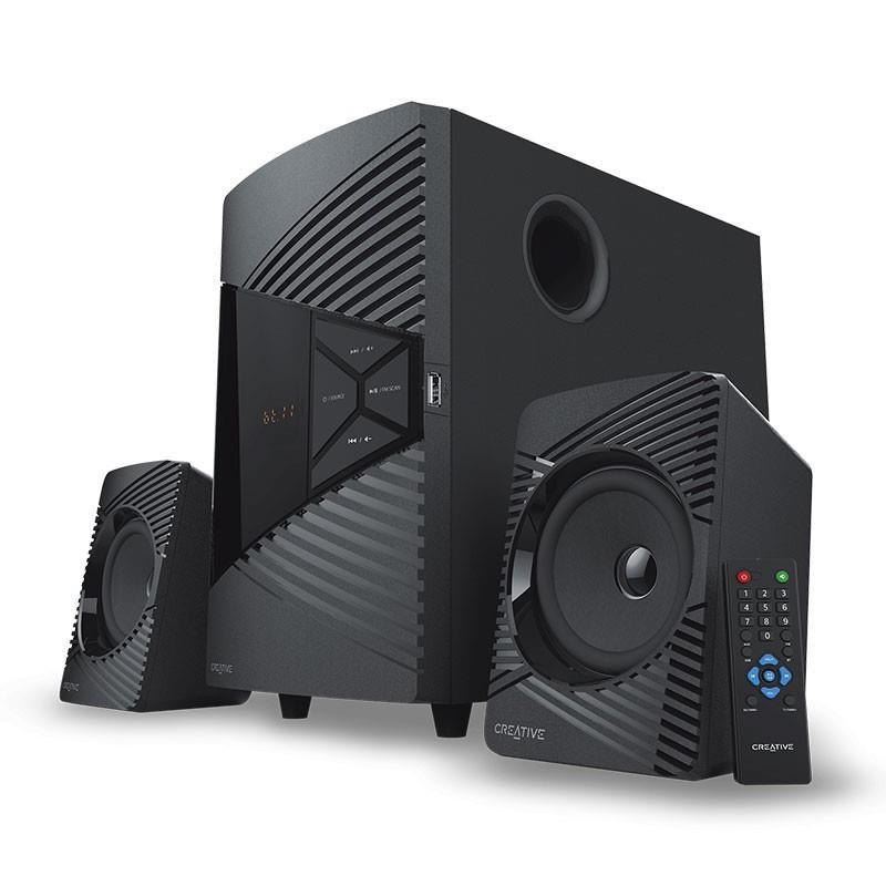 Altavoces Creative E2500 2.1 BT AUX USB Mando 30W