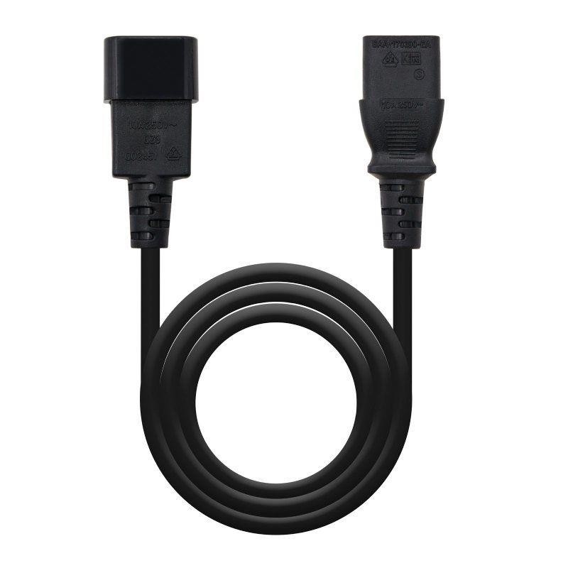 Cable Alimentación Iec C13/H - Iec C14/M 3M Cable Alimentación Iec C13/H - Iec C14/M 3M