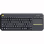 Teclado Logitech K400 RF Wireless Touchpad Black