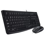 Teclado + Ratón Logitech MK120 USB Black