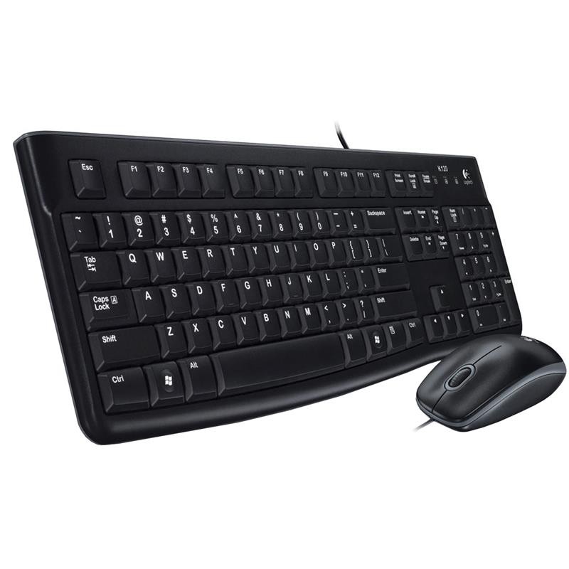 Teclado + Ratón Logitech MK120 USB Black