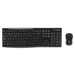 Teclado + Ratón Logitech MK270 Wireless Black