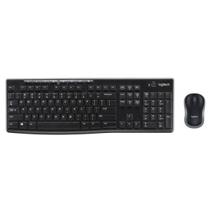 Teclado + Ratón Logitech MK270 Wireless Black