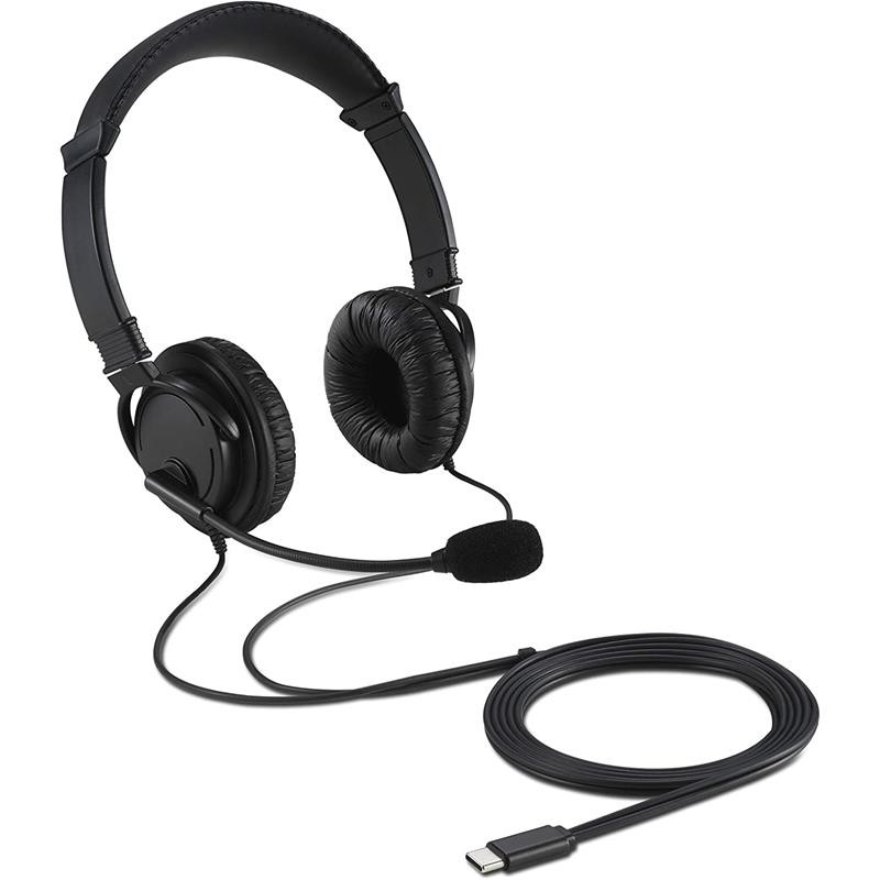 Auriculares + Micrófono Kensington K97457WW Hi-fi USB-C Black