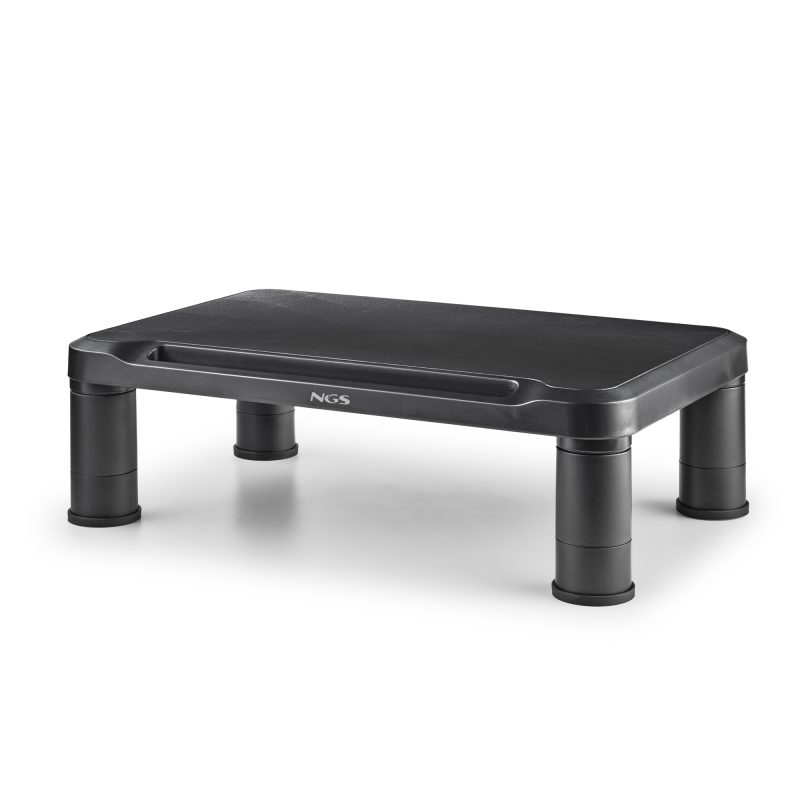 Soporte Elevador NGS de Monitor Screen Stand 3 Alturas Black