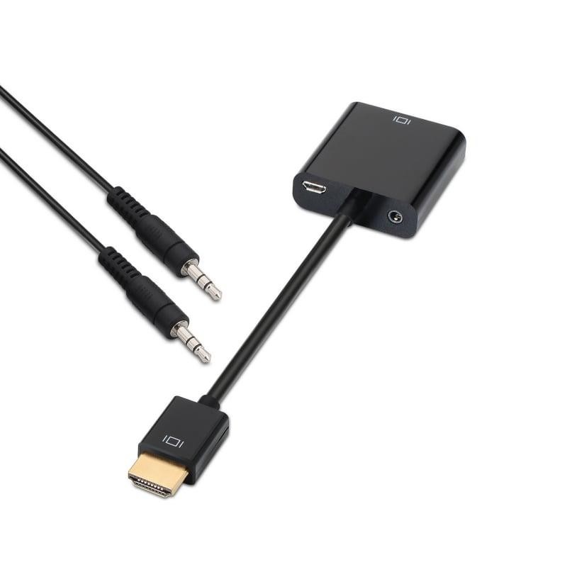Cable Conversor Aisens HDMI a SVGA Black Cable Conversor Aisens HDMI a SVGA Black