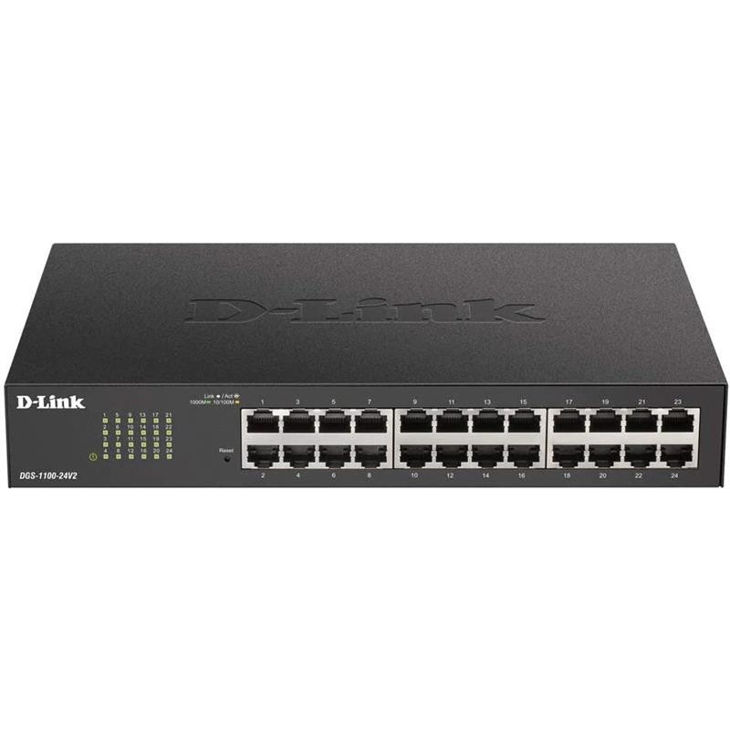 Switch D-Link Gigabit 24 Puertos Easysmart Gestionable
