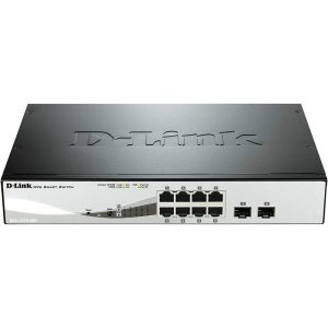 Switch D-Link Gigabit 8 Puertos DGS-1210-08P PoE Uplink