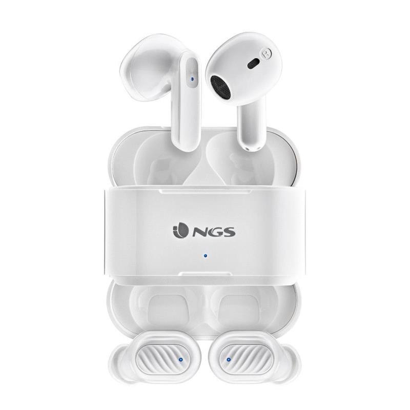 Auriculares NGS Artica Duo Earphones Bluetooth Wireless White ( Pack 2UD ) Auriculares NGS Artica Duo Earphones Bluetooth Wireless White ( Pack 2UD )