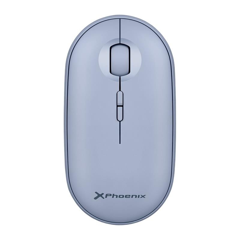 Ratón Phoenix Rebble Silent 1600DPI Wireless Bluetooth Recargable Blue