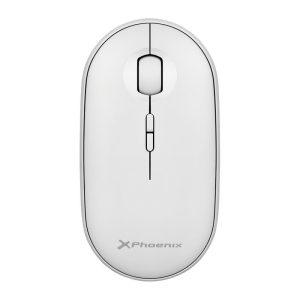 Ratón Phoenix Rebble Silent 1600DPI Wireless Bluetooth Recargable White
