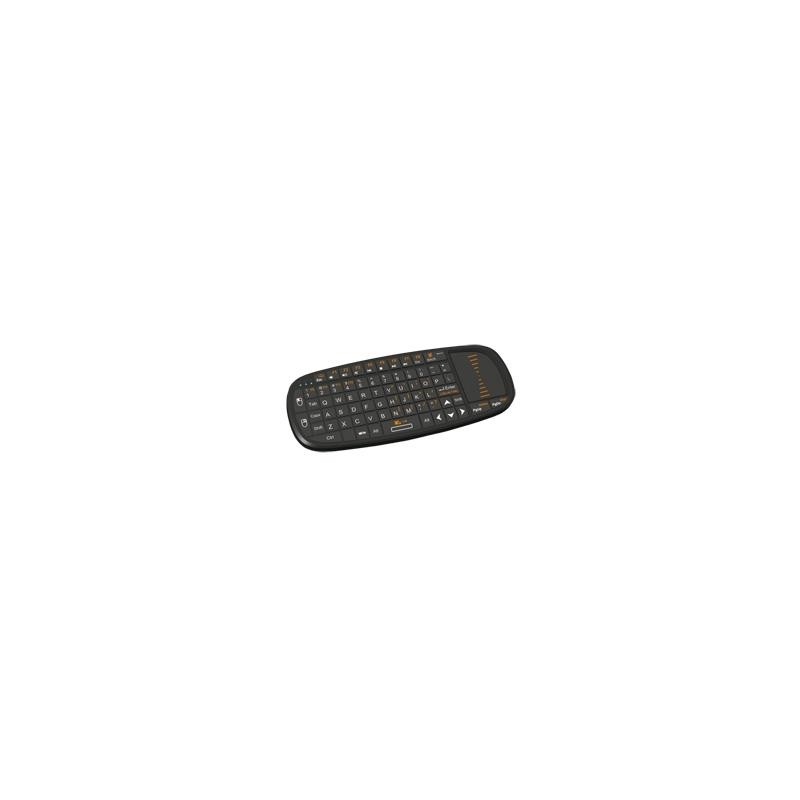 Teclado Phoenix Mini Wirelles Touchpad Presenter Black