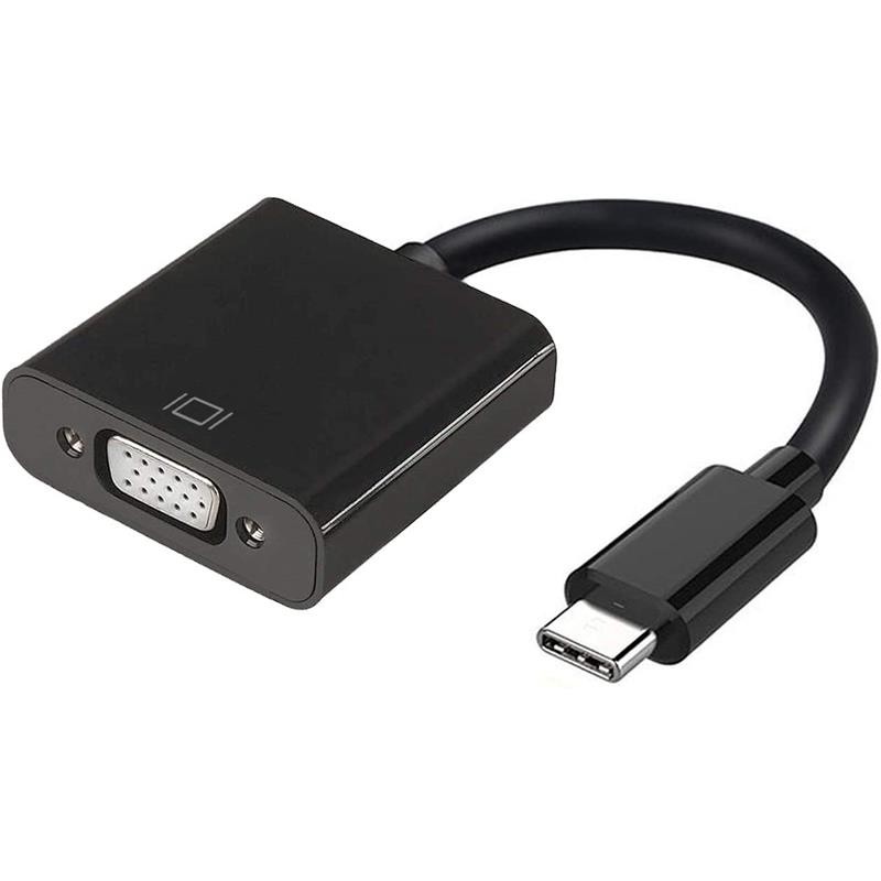 Cable Conversor Aisens USB-C M a Vga-h Black Cable Conversor Aisens USB-C M a Vga-h Black