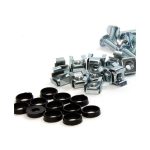 Tuercas + Tornillos Metalicos PowerGreen para Rack ( Pack 50 Uds )