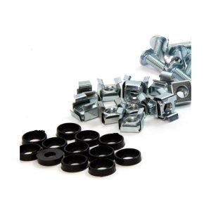 Tuercas + Tornillos Metalicos PowerGreen para Rack ( Pack 50 Uds )