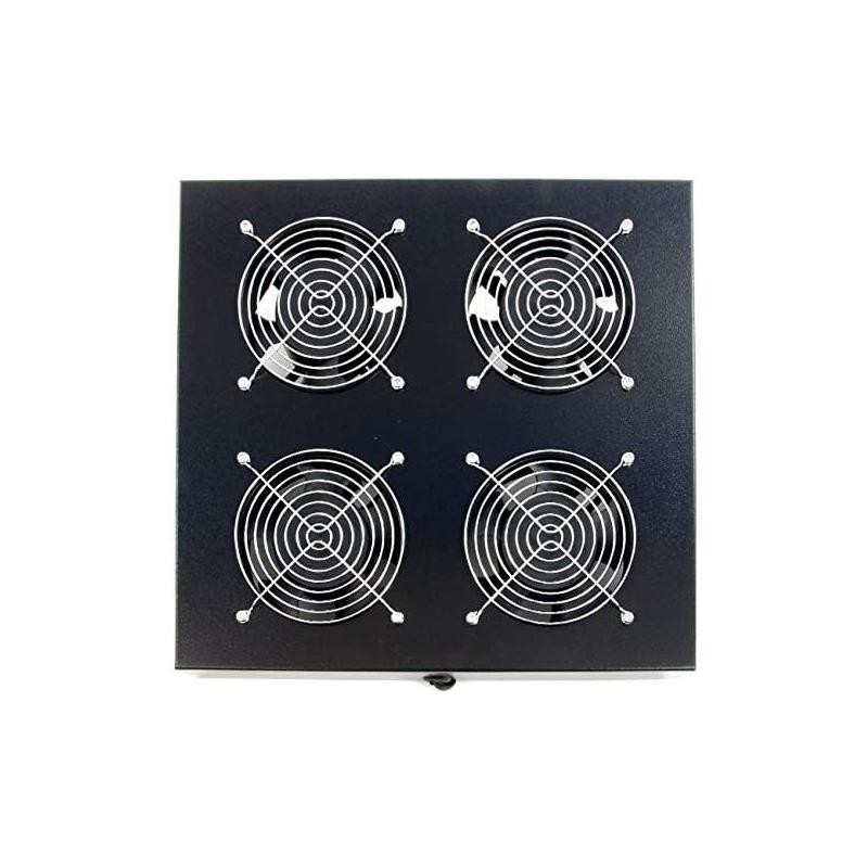Ventilador Cuadruple 12 CM PowerGreen Armario Rack