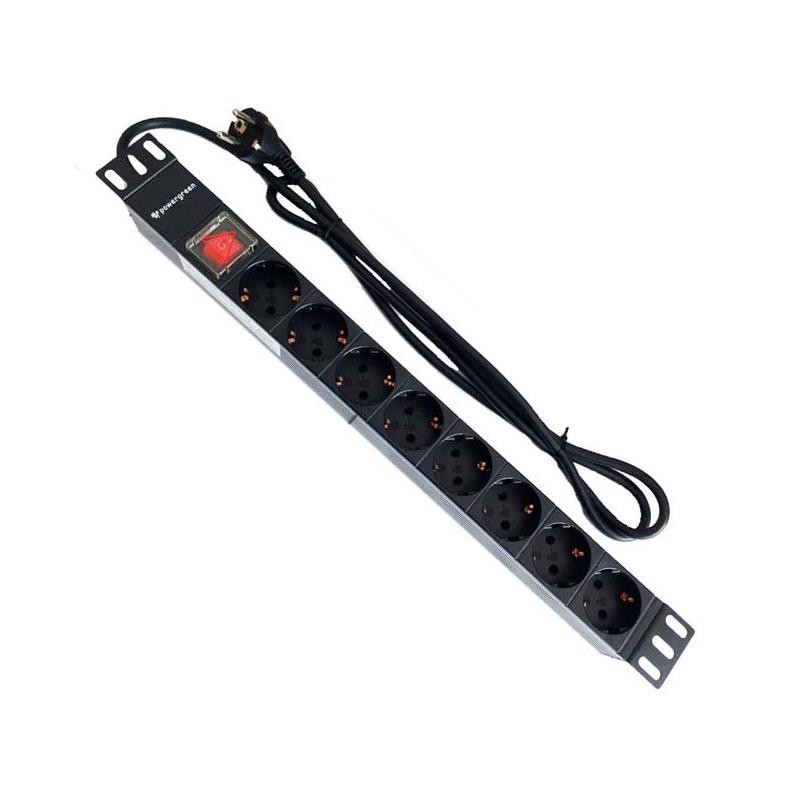 Pdu Tipo Regleta PowerGreen 8 Tomas con Interruptor Pdu Tipo Regleta PowerGreen 8 Tomas con Interruptor
