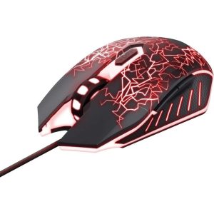 Ratón Trust Gaming GTX 105X Izza USB 400DPI RGB Black
