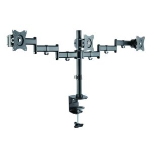 Soporte de Mesa TV/Monitor TooQ 13-27 8KG 2 Brazos para 3 Pantallas