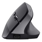 Ratón Trust Bayo+ Ergonómico 2400 DPI Wireless Black