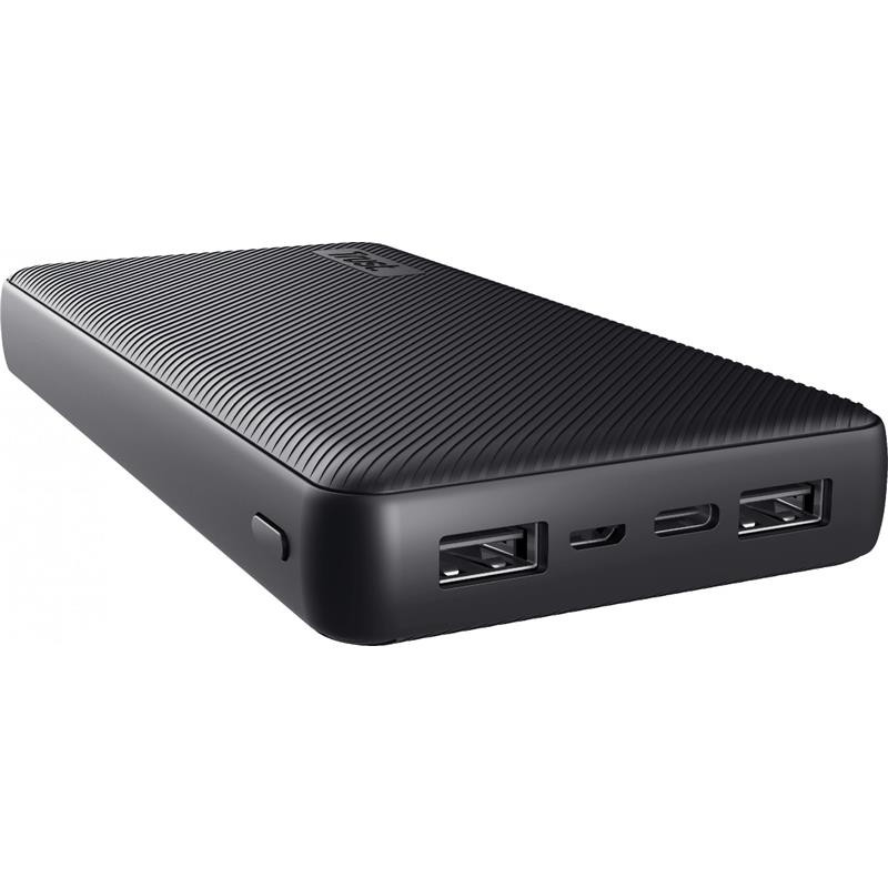 Powerbank Trust Primo 20000MAH 2A USB + USB-C + Micro-usb Eco Black