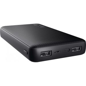 Powerbank Trust Primo 15000MAH 2A USB + USB-C + Micro-usb Eco Black