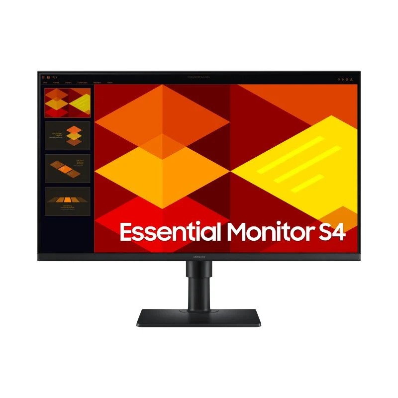 Monitor Samsung Essential S4 27 IPS 100HZ Multimedia Ergonómico DP HDMI Black