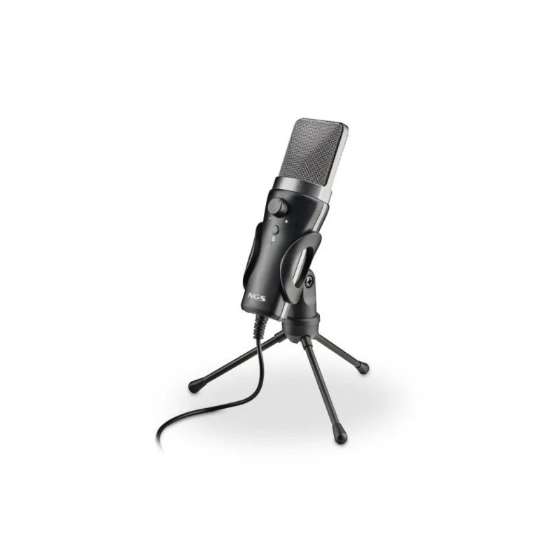 Micrófono NGS MS120USB USB Tripode Black