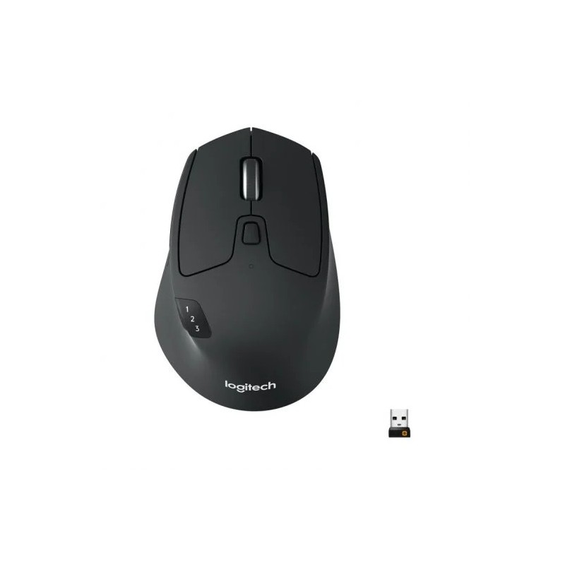 Ratón Logitech Triathlon M720 Wireless Bluetooth 1000DPI Black