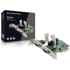 Tarjeta Conceptronic Pci-ex 2 Puertos Serie Low Profile