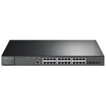 Switch TP-Link 24 Puertos Gigabit Poe+ 4 Puertos 10GE Sfp+ L2+