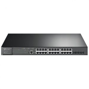 Switch TP-Link 24 Puertos Gigabit Poe+ 4 Puertos 10GE Sfp+ L2+