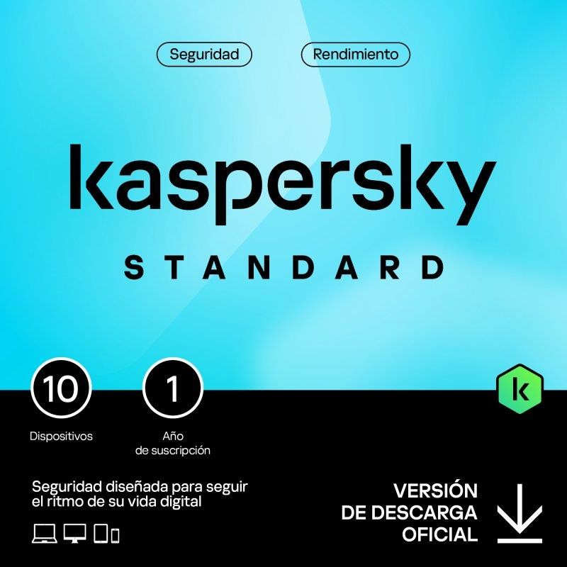 Antivirus Kaspersky Standard 1YEAR 10L PC/Mac/Android/iOS Antivirus Kaspersky Standard 1YEAR 10L PC/Mac/Android/iOS