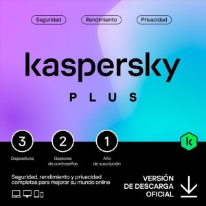 Antivirus Kaspersky Plus 1YEAR 3L PC/Mac/Android/iOS