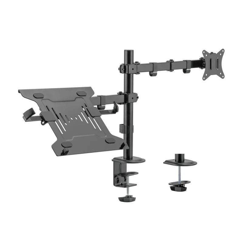 Soporte de Mesa Monitor/Notebook Aisens Reg.altura Gir. Incl. 17-32 9KG Black Soporte de Mesa Monitor/Notebook Aisens Reg.altura Gir. Incl. 17-32 9KG Black
