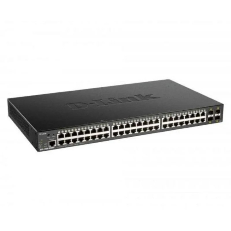 Switch D-Link Gigabit 52 Puertos DGS-1250-52XMP 48 PoE +4 10G Sfp+