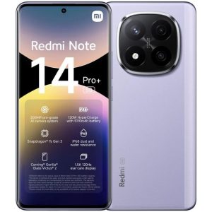 Smartphone Xiaomi Redmi Note 14 Pro+ 6.67 12GB/512GB/200MP/NFC/5G Lavander Purple