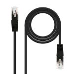 Cable de Red CAT.6 Utp 0.5M Nanocable Black