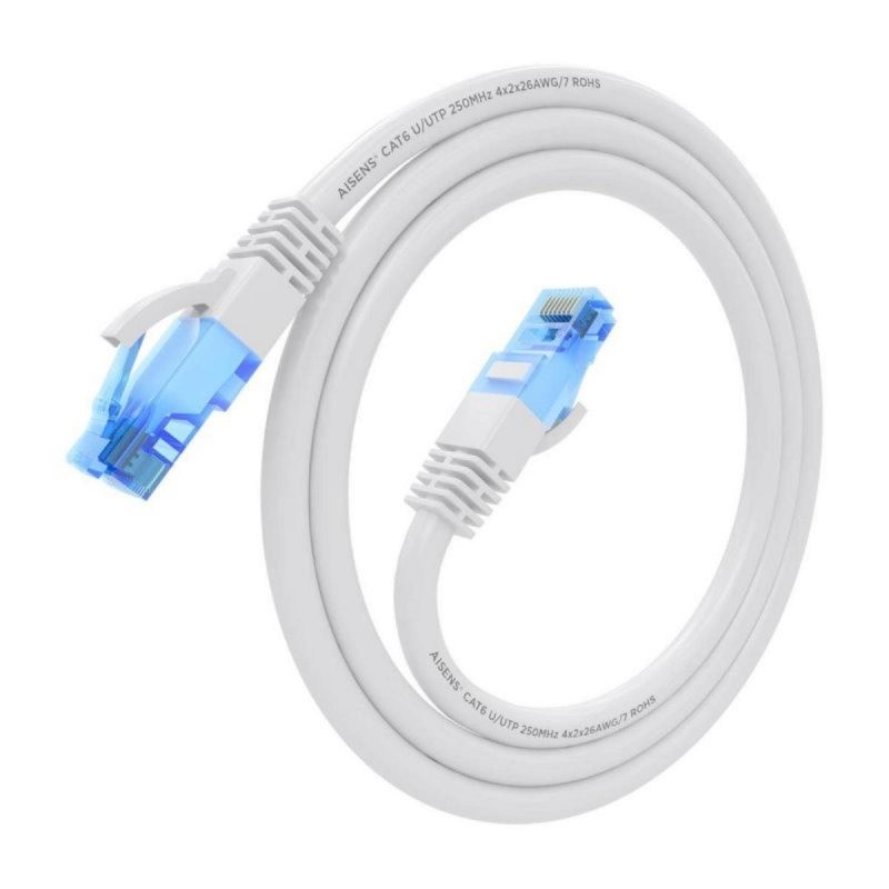 Cable de Red CAT.6 Utp 0.75M Aisens White Cable de Red CAT.6 Utp 0.75M Aisens White