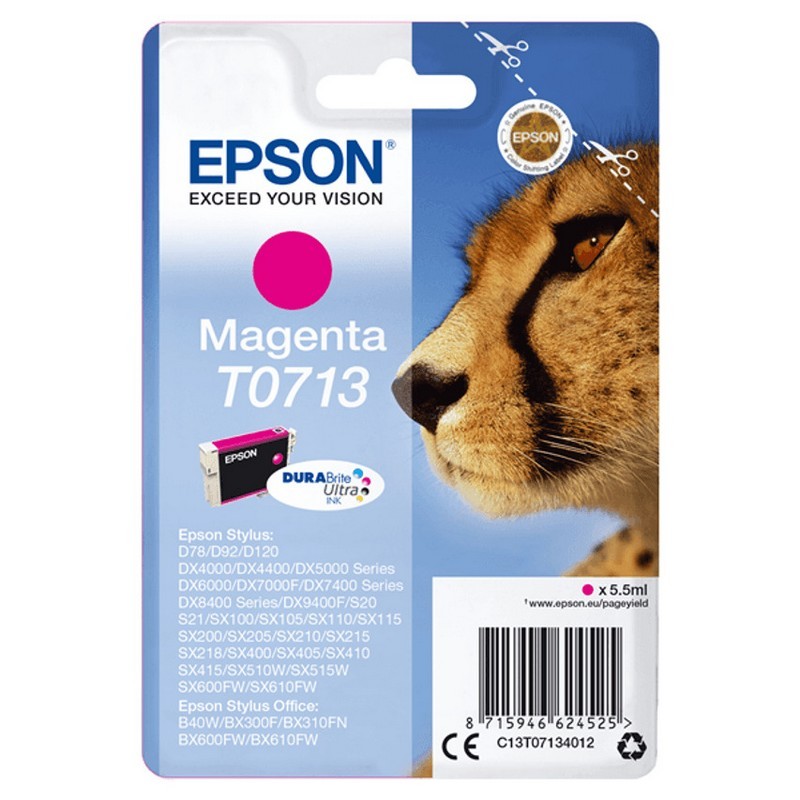 Tinta Epson C13T07134012 Magenta T0713