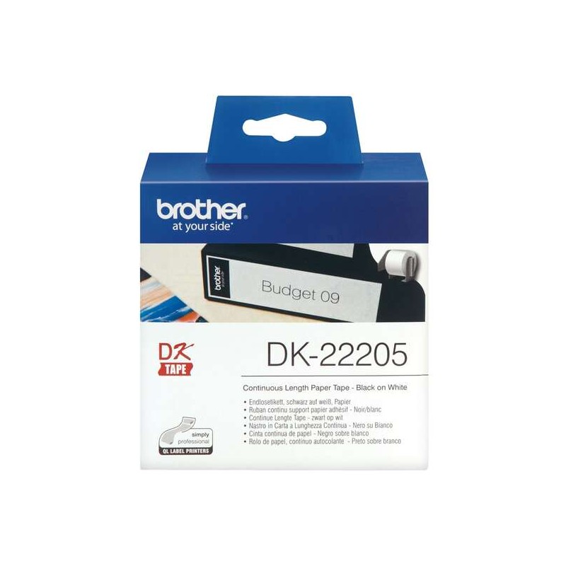 Etiquetas Brother DK22205 Etiquetas Brother DK22205