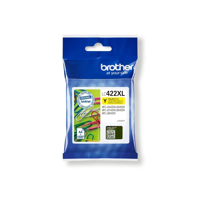 Tinta Brother LC422 XL Yellow