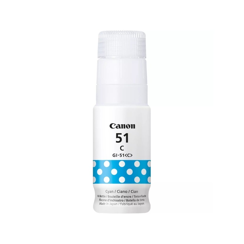 Tinta Canon GI51C Cyan