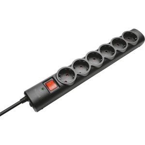 Regleta Trust 6 Schukos Interruptor 1