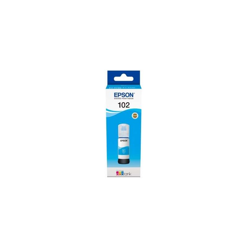 Tinta Epson 2700/2750/3700/3750/4750 Bote 102 Cyan Ecotank Bottle (70ML)