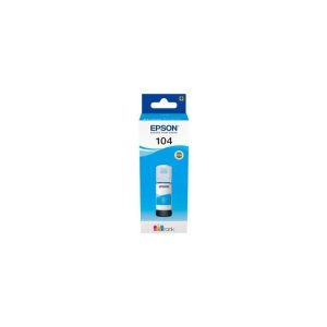 Tinta Epson Bote 104 Cyan Ecotank Bottle C13T00P240