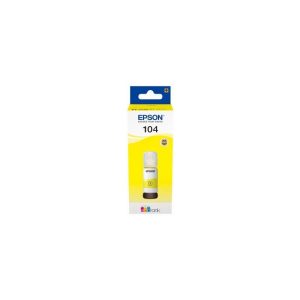 Tinta Epson Bote 104 Yellow Ecotank Bottle C13T00P440