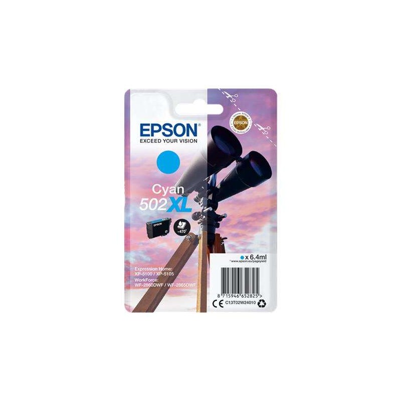 Tinta Epson C13T02W24010 T02W2 Cyan 502XL