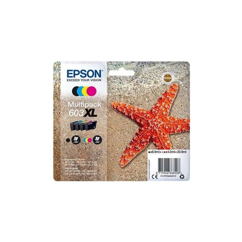 Tinta Epson C13T03A64010 Multipack T03A6 Nº603XL Tinta Epson C13T03A64010 Multipack T03A6 Nº603XL