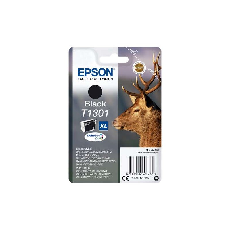 Tinta Epson C13T13014012 Black T1301